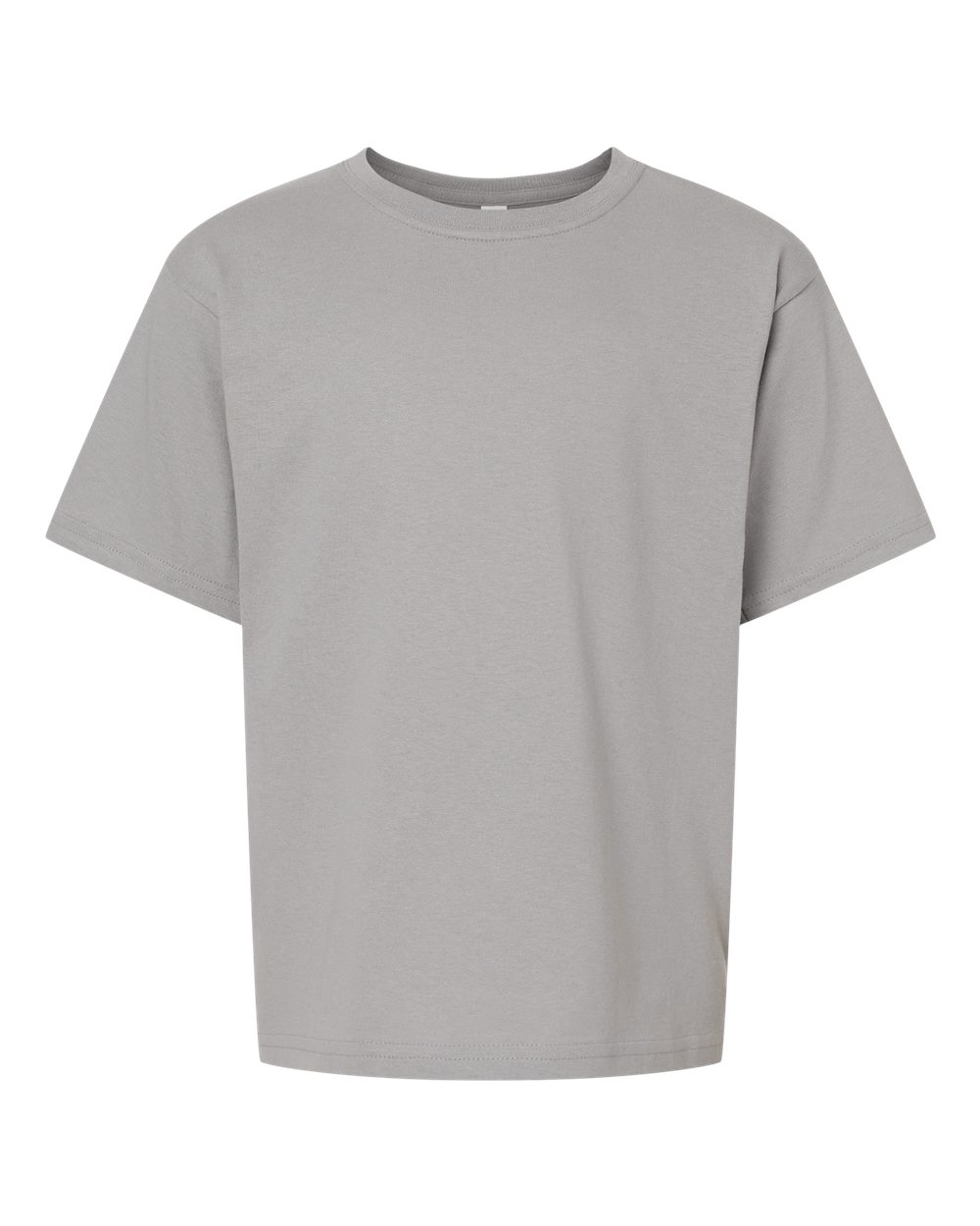 Front View of Gravel Youth Gold Soft Touch T-Shirt - 4850