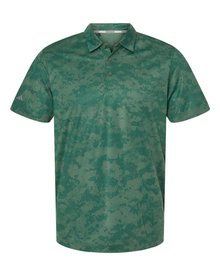 Front View of Green Oxide Camo Polo - A550