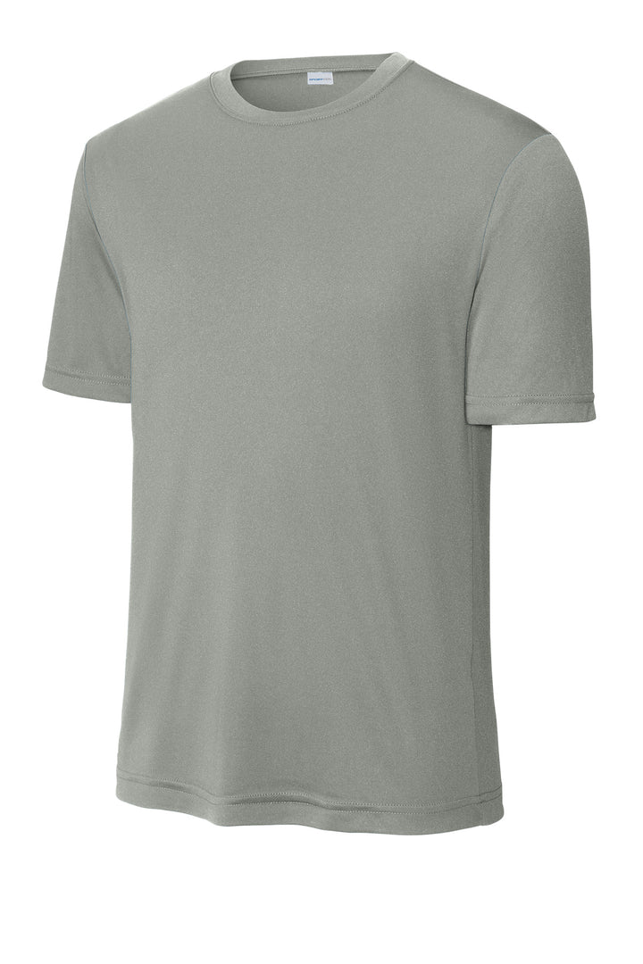 Front View of Grey Concrete Sport-Tek PosiCharge Competitor Tee. ST350