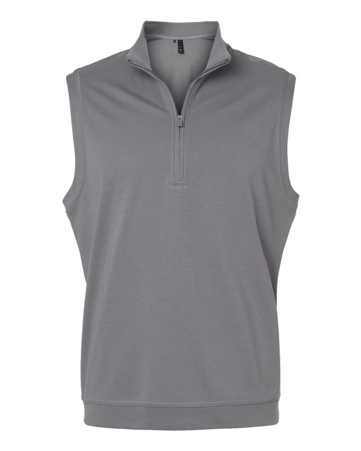 Front View of Grey Three Club Vest - A599