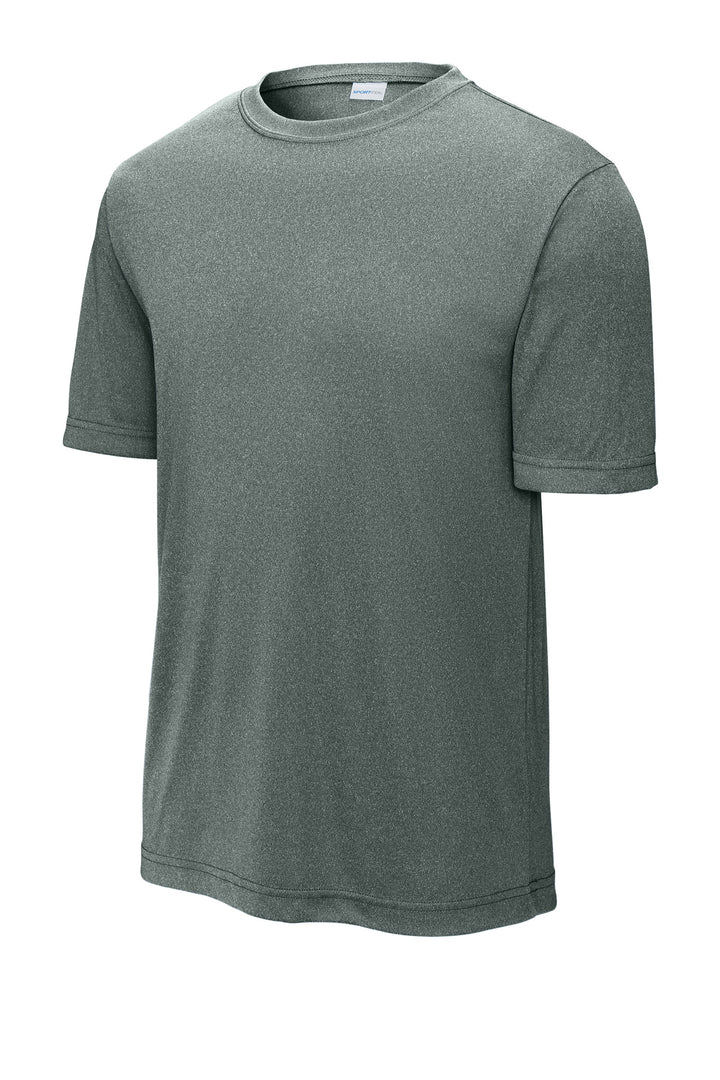 Front View of GryConHthr Sport-Tek PosiCharge Competitor Tee. ST350