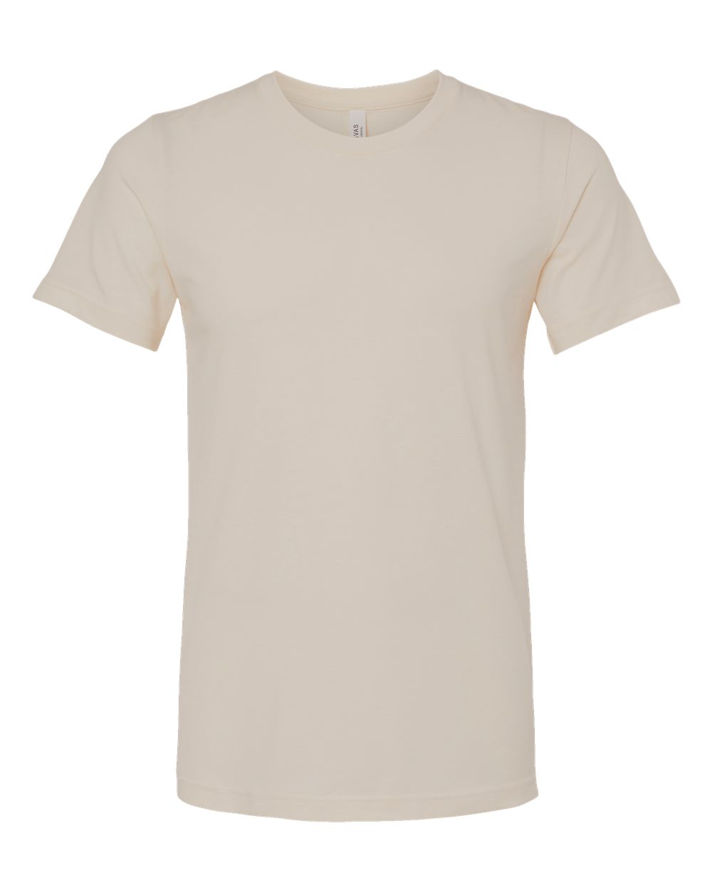 Front View of Heather Dust CVC Jersey Tee - 3001CVC
