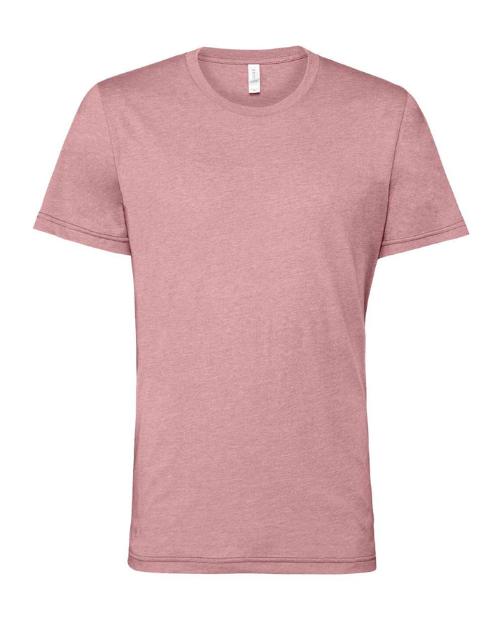Front View of Heather Orchid CVC Jersey Tee - 3001CVC