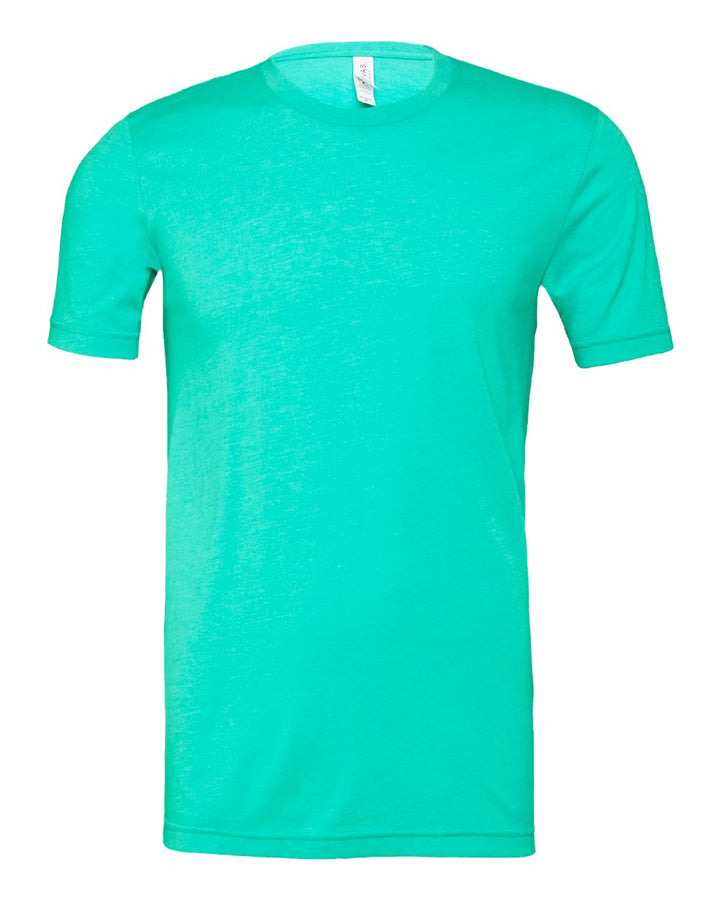 Front View of Heather Sea Green CVC Jersey Tee - 3001CVC