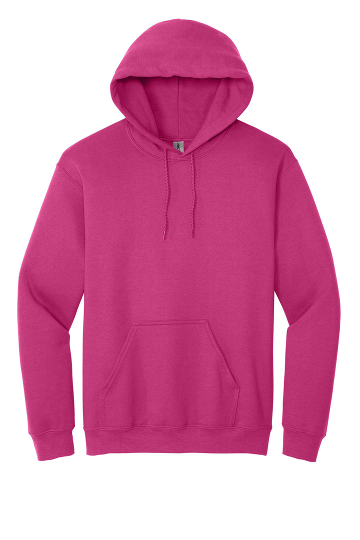 Front View of Heliconia Gildan - Heavy Blend Hooded Sweatshirt. 18500