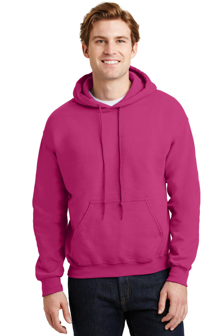 Front View of Heliconia Gildan - Heavy Blend Hooded Sweatshirt. 18500