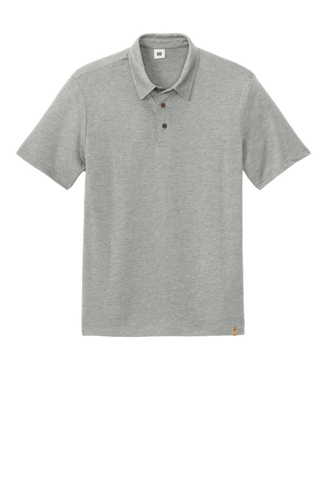 Front View of HiRiseGryH LIMITED EDITION tentree TreeBlend Polo TTCM5660