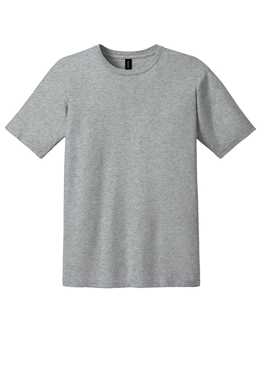 Front View of Hthr Grey Gildan 100% Ring Spun Cotton T-Shirt. 980