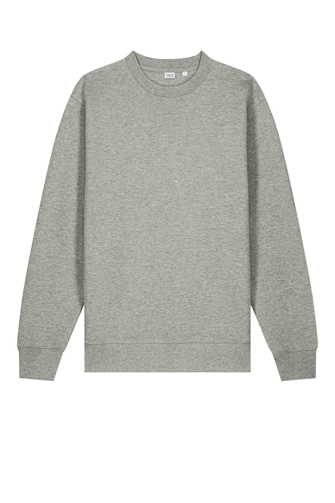 Front View of HthrGrey Stanley/Stella Unisex Changer 2.0 Crewneck Sweatshirt SXU004