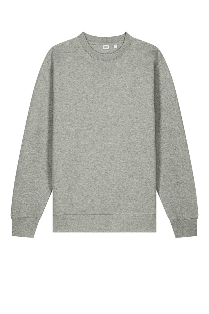 Front View of HthrGrey Stanley/Stella Unisex Changer 2.0 Crewneck Sweatshirt SXU004