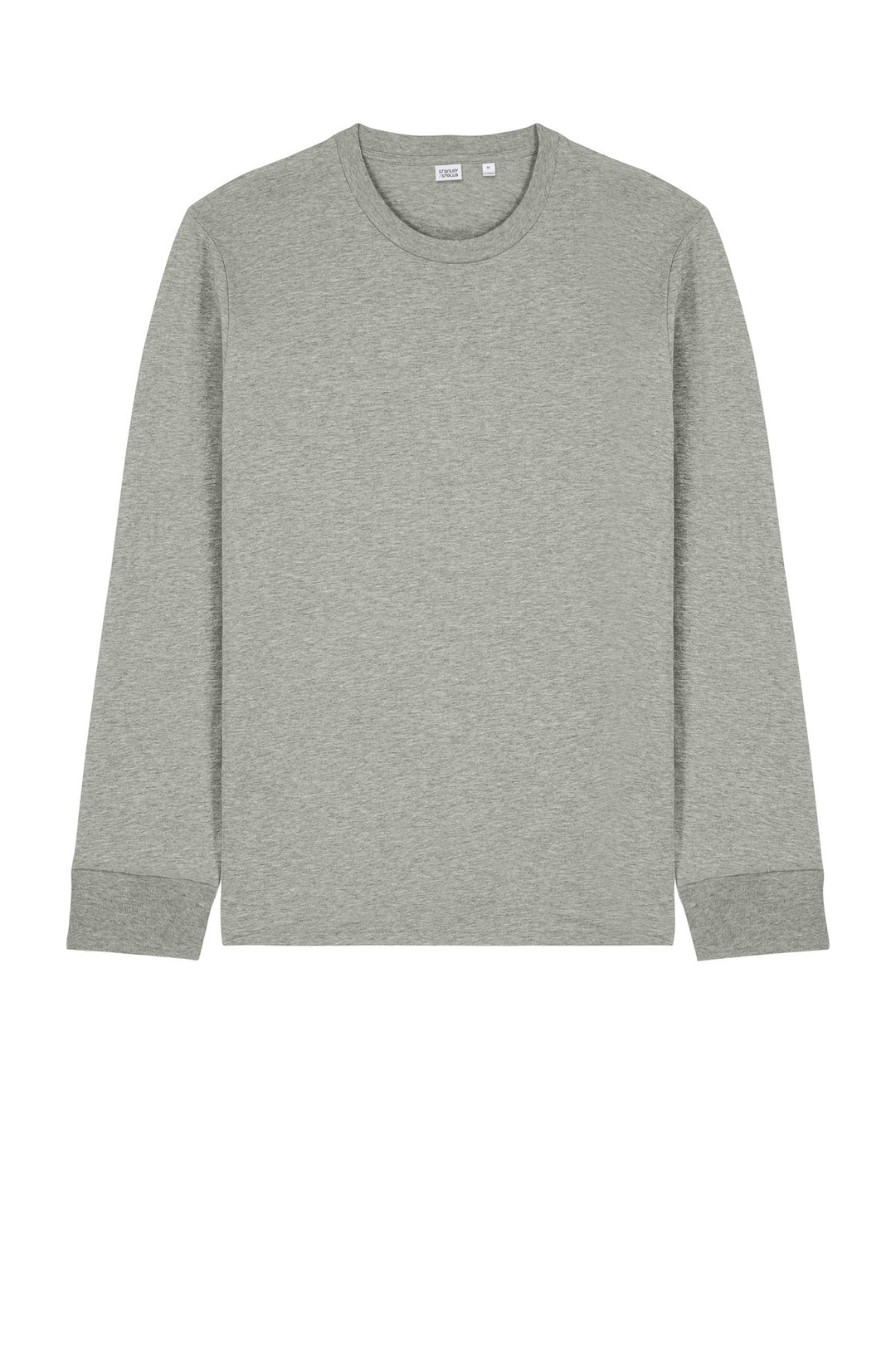 Front View of HthrGrey Stanley/Stella Unisex Creator 2.0 Long Sleeve Tee SXU022