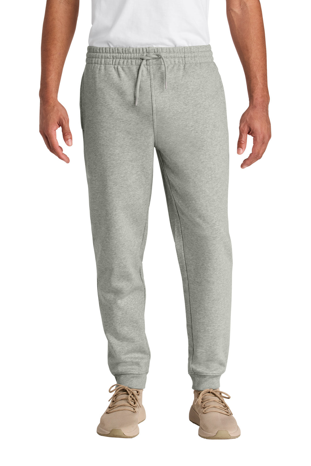 Front View of HthrGrey Stanley/Stella Unisex Flyer Jogger SXU006