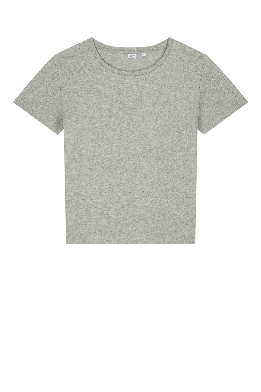 Front View of HthrGrey Stanley/Stella Women's Stella Serena Scoop Neck Tee SXW008