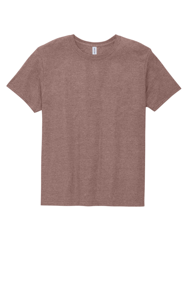 Front View of HthrMauve Jerzees Premium Blend Ring Spun T-Shirt 560M