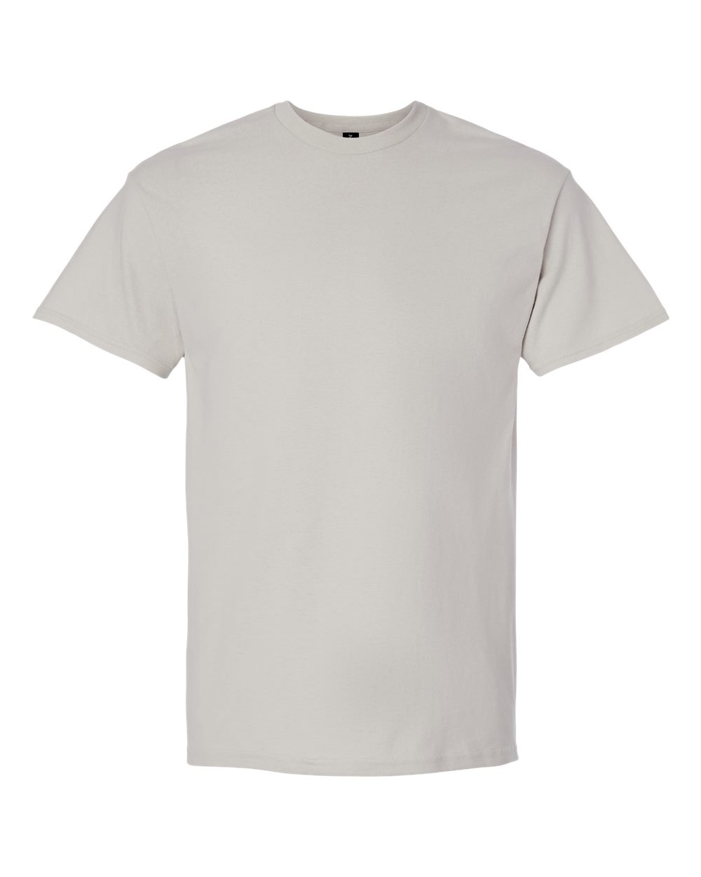 Front View of Ice Grey Ultra Cotton® T-Shirt - 2000