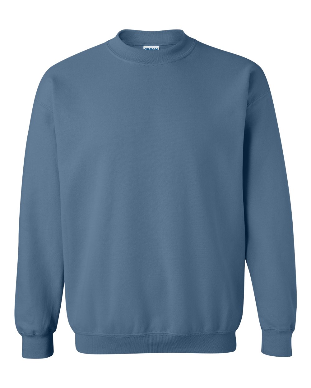 Front View of Indigo Blue Heavy Blend™ Crewneck Sweatshirt - 18000