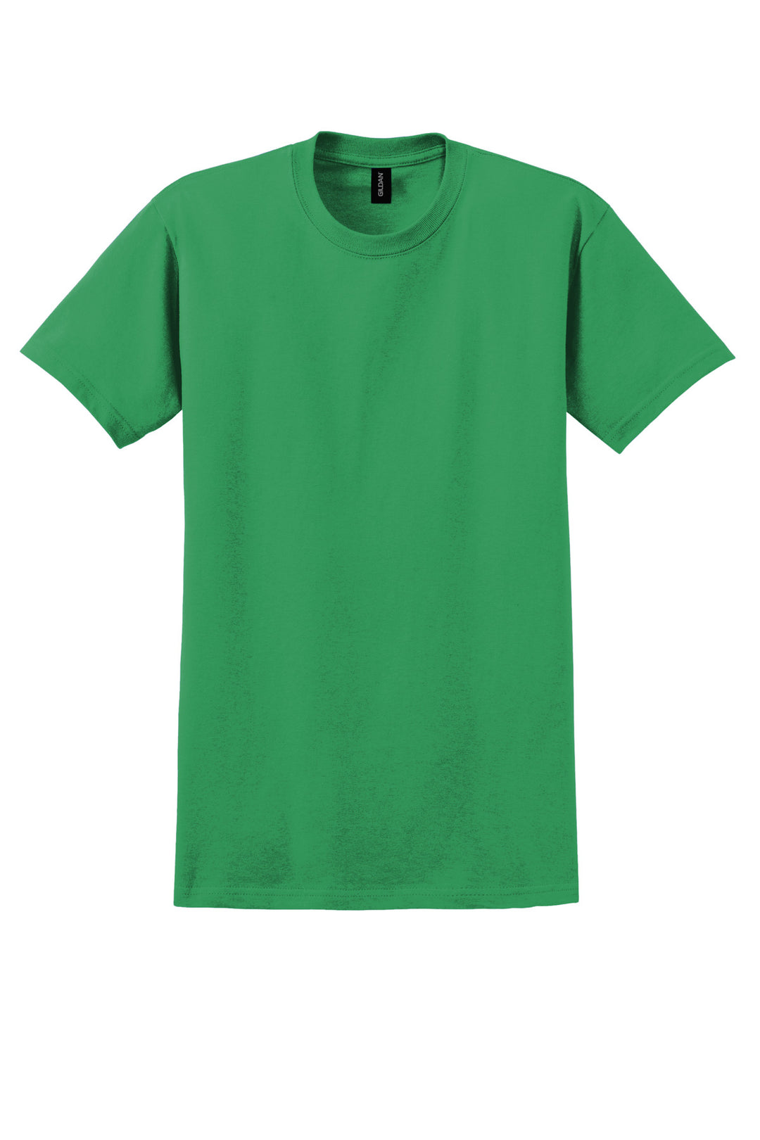 Front View of Irish Green Gildan - Ultra Cotton 100% US Cotton T-Shirt. 2000