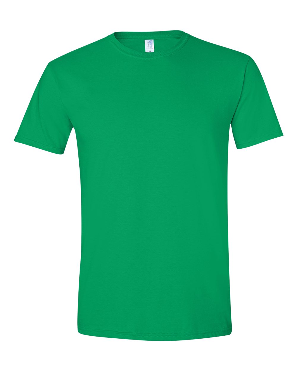 Front View of Irish Green Softstyle® T-Shirt - 64000
