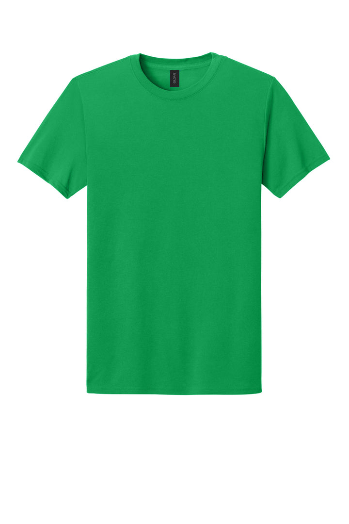 Front View of IrishGreen Gildan Gildan Performance T-Shirt. 42000