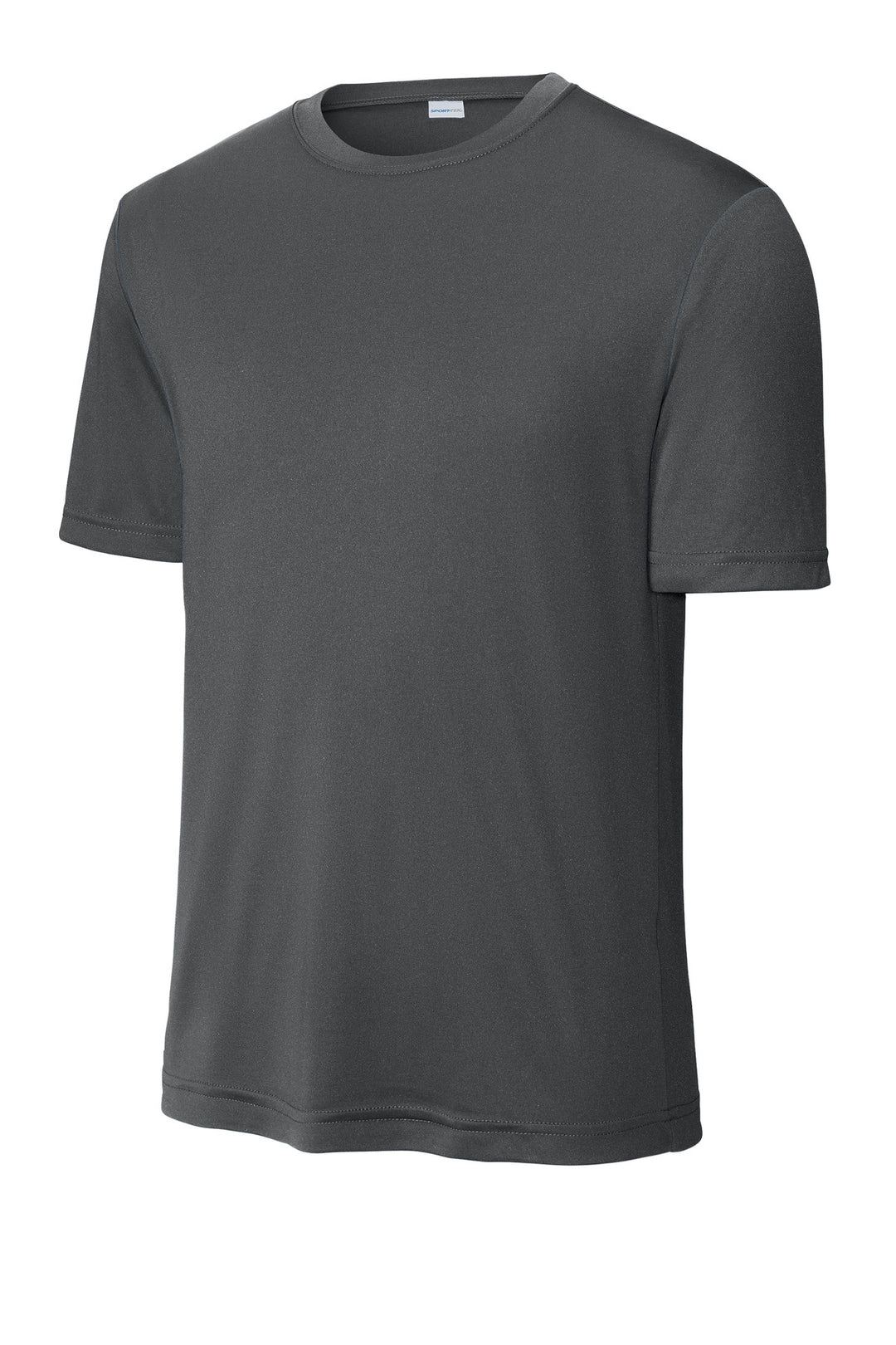 Front View of Iron Grey Sport-Tek PosiCharge Competitor Tee. ST350