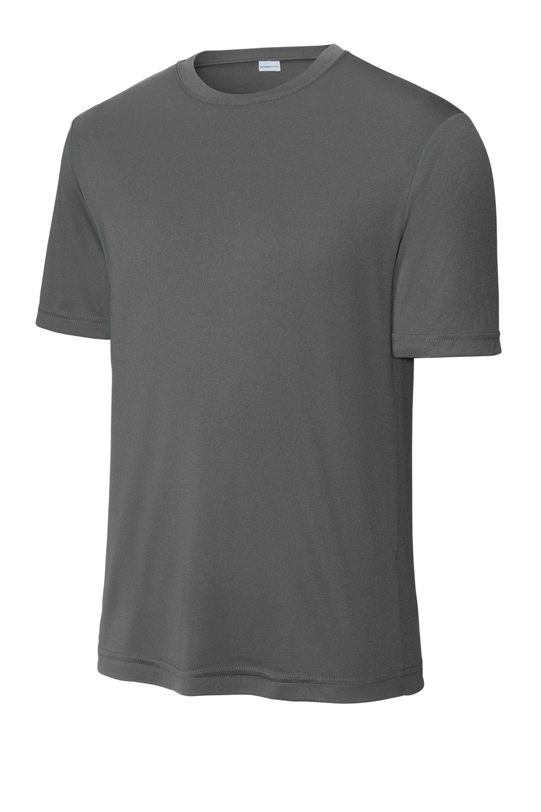 Front View of Iron Grey Sport-Tek PosiCharge Competitor Tee. ST350