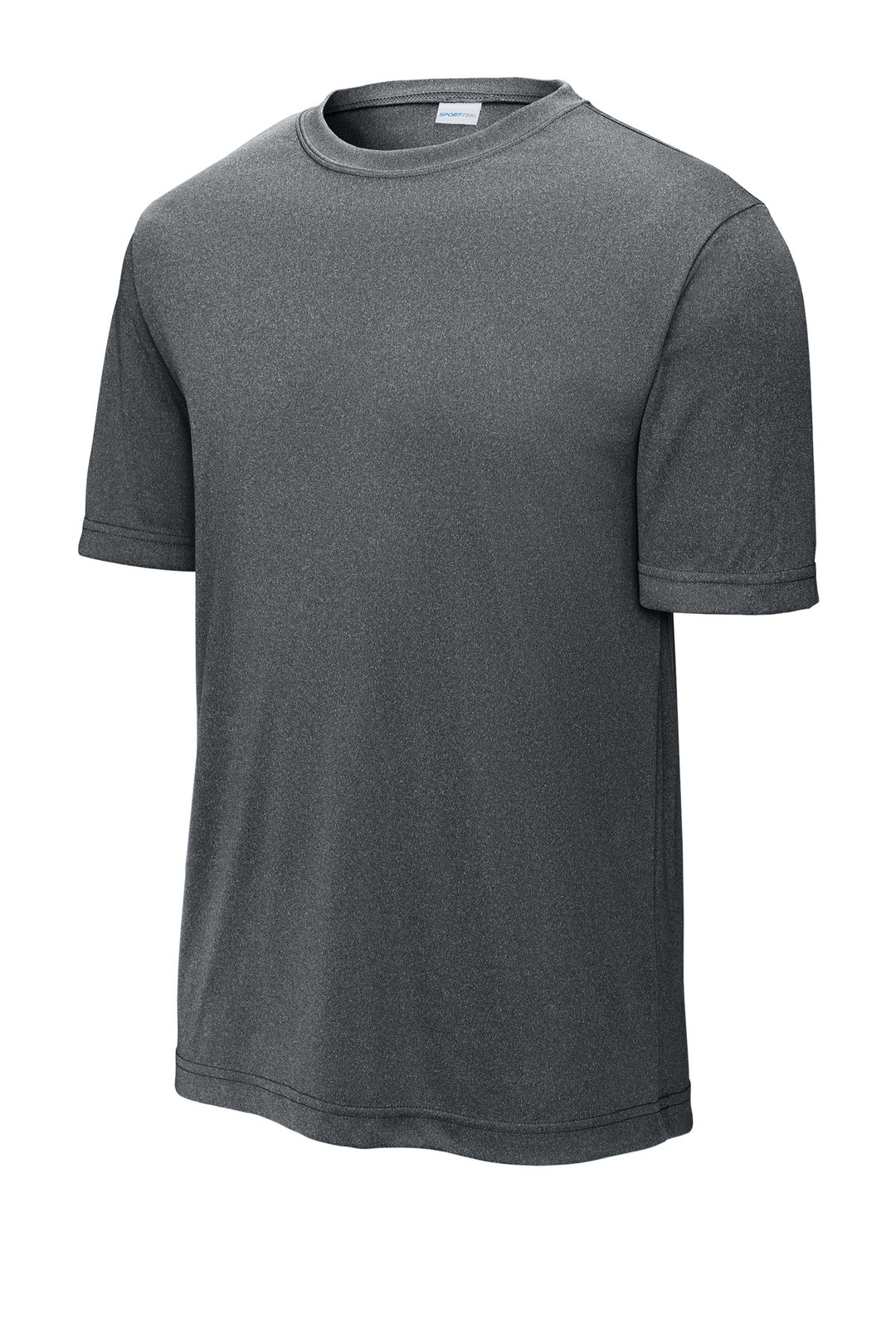 Front View of IronGreyHt Sport-Tek PosiCharge Competitor Tee. ST350