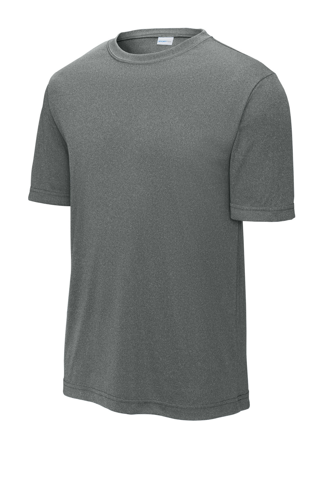 Front View of IronGreyHt Sport-Tek PosiCharge Competitor Tee. ST350
