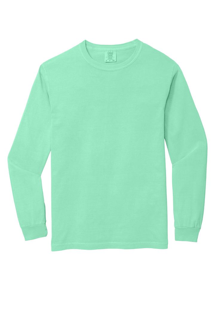 Front View of Island Reef COMFORT COLORS Heavyweight Ring Spun Long Sleeve Tee. 6014