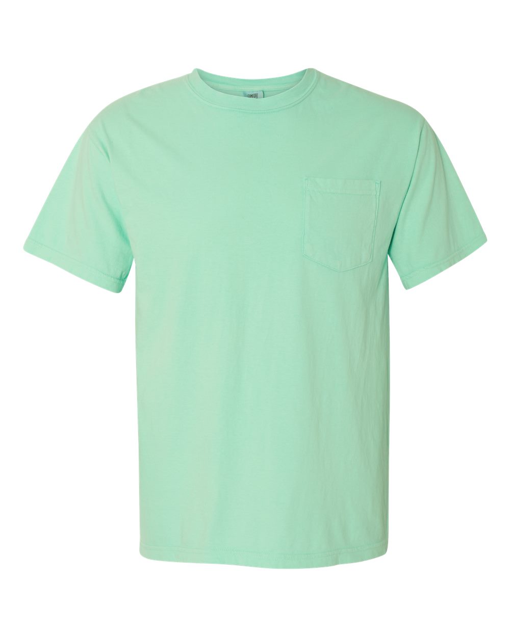 Front View of Island Reef Garment-Dyed Heavyweight Pocket T-Shirt - 6030