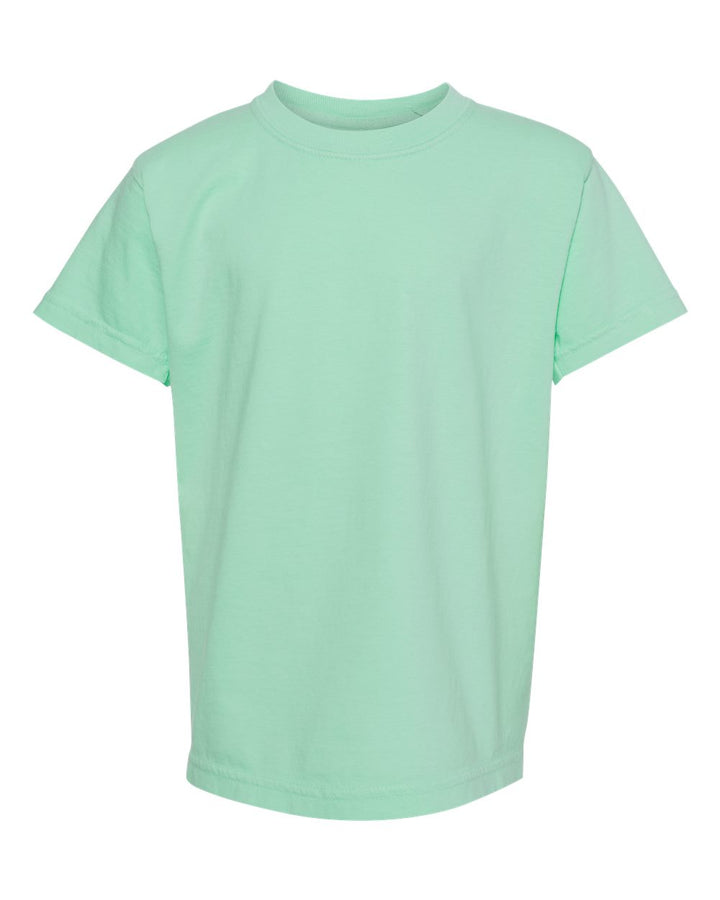 Front View of Island Reef Garment-Dyed Youth Heavyweight T-Shirt - 9018