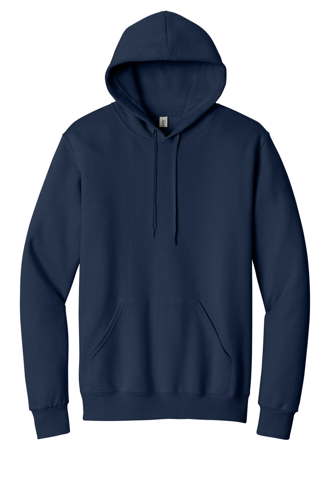 Front View of JNavy Jerzees Eco Premium Blend Pullover Hooded Sweatshirt 700M