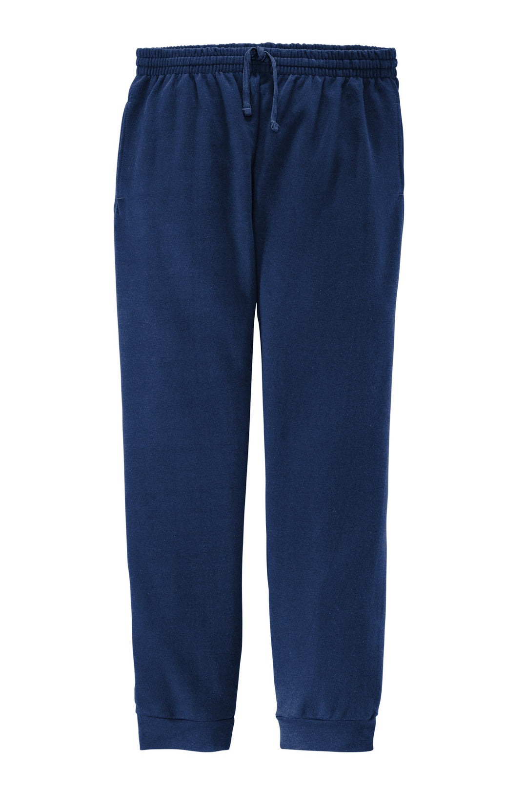Front View of JNavy Jerzees NuBlend Fleece Jogger 975MP