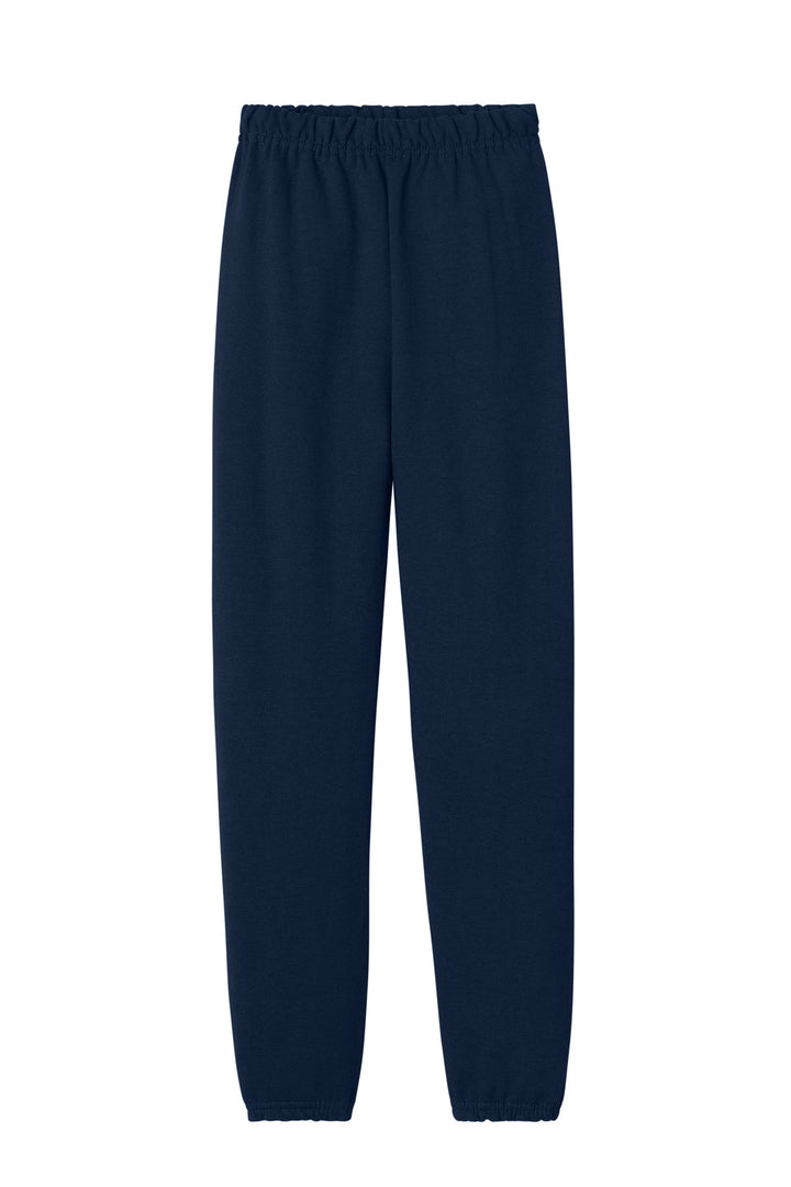 Front View of JNavy Jerzees Youth NuBlend Sweatpant 973B