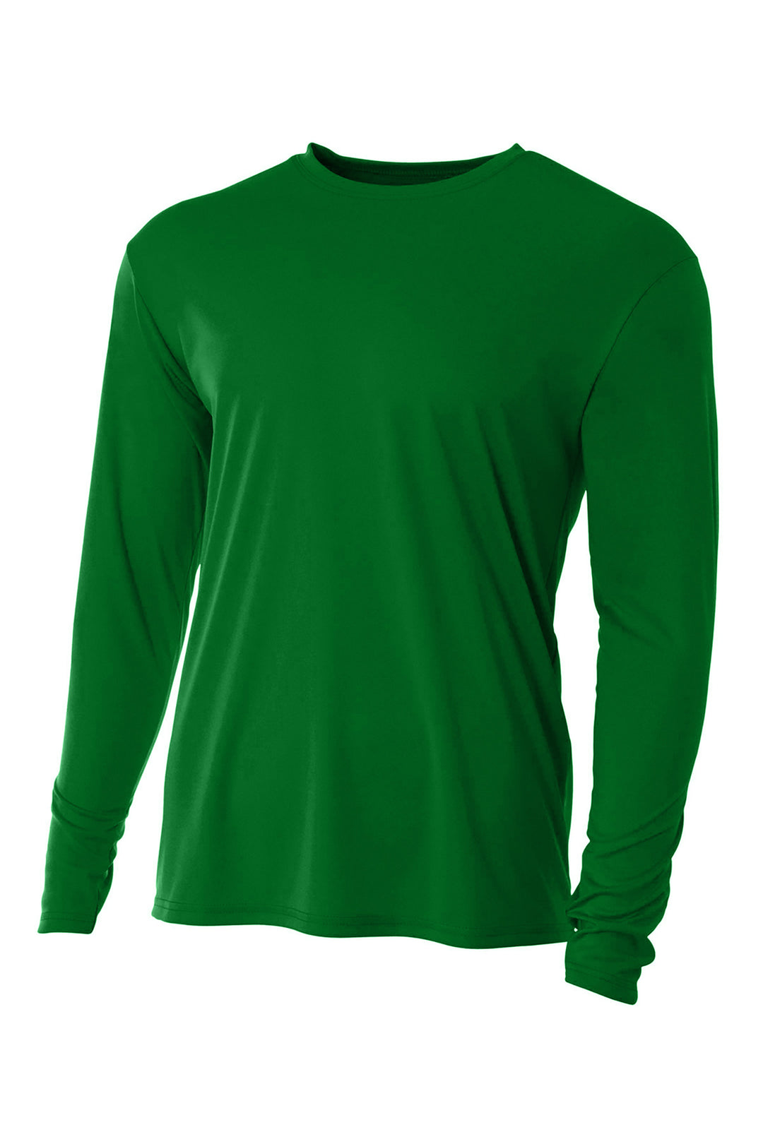 Front View of Kelly A4 Cooling Performance Long Sleeve Tee A4N3165