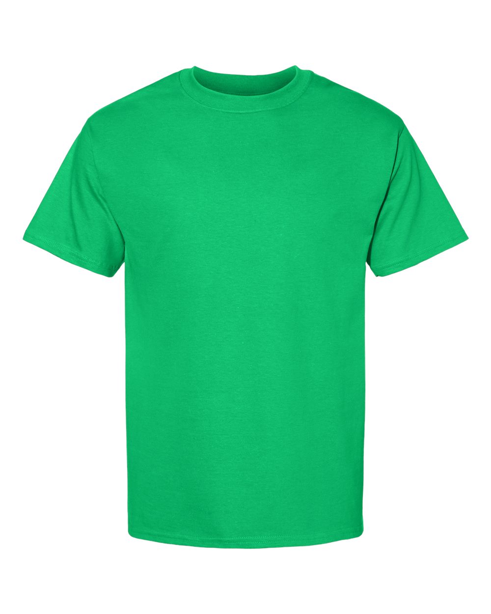 Front View of Kelly Green Beefy-T® T-Shirt - 5180