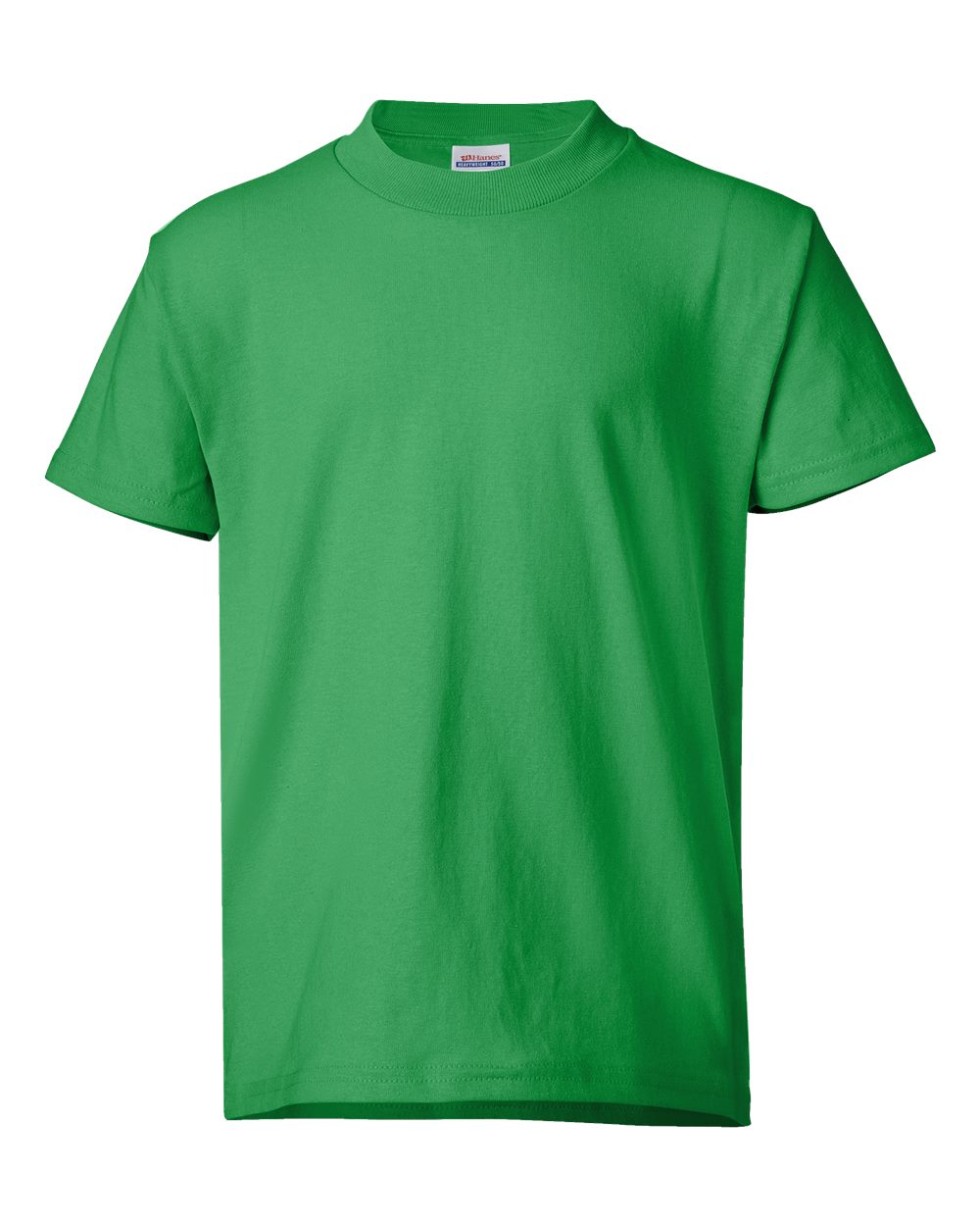 Front View of Kelly Green Ecosmart™ Youth T-Shirt - 5370
