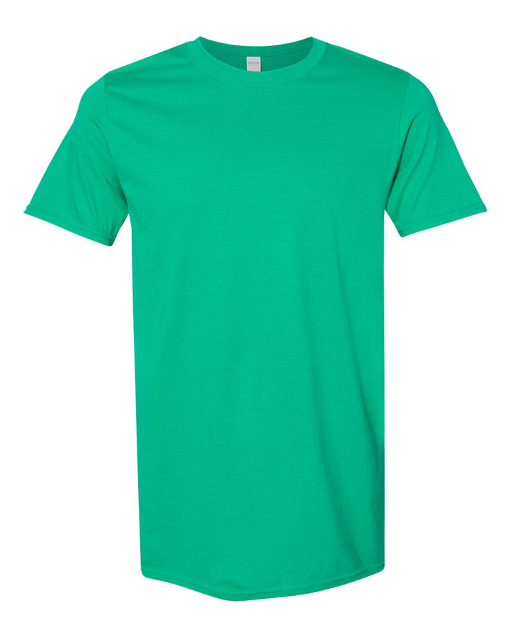 Front View of Kelly Green Softstyle® T-Shirt - 64000