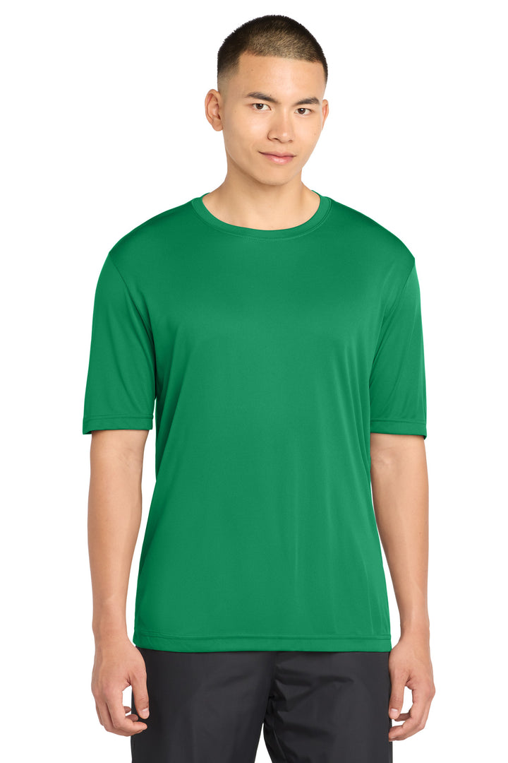 Front View of Kelly Green Sport-Tek PosiCharge Competitor Tee. ST350