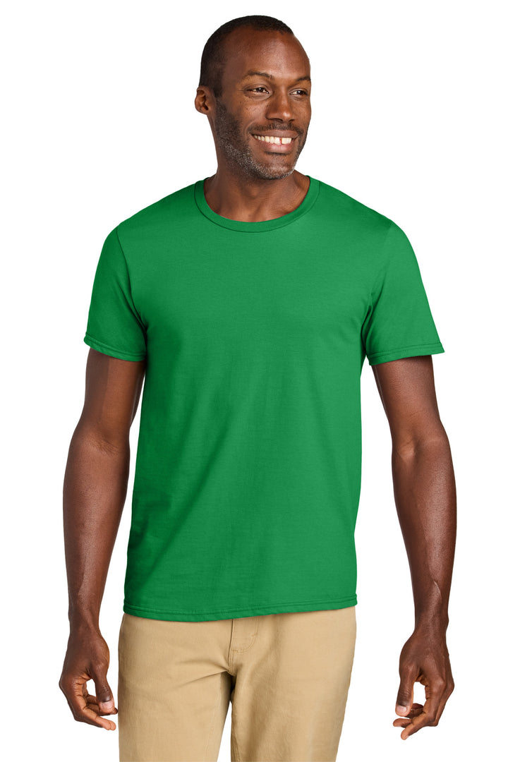 Front View of Kelly Jerzees Classics Unisex Cotton T-Shirt 363M