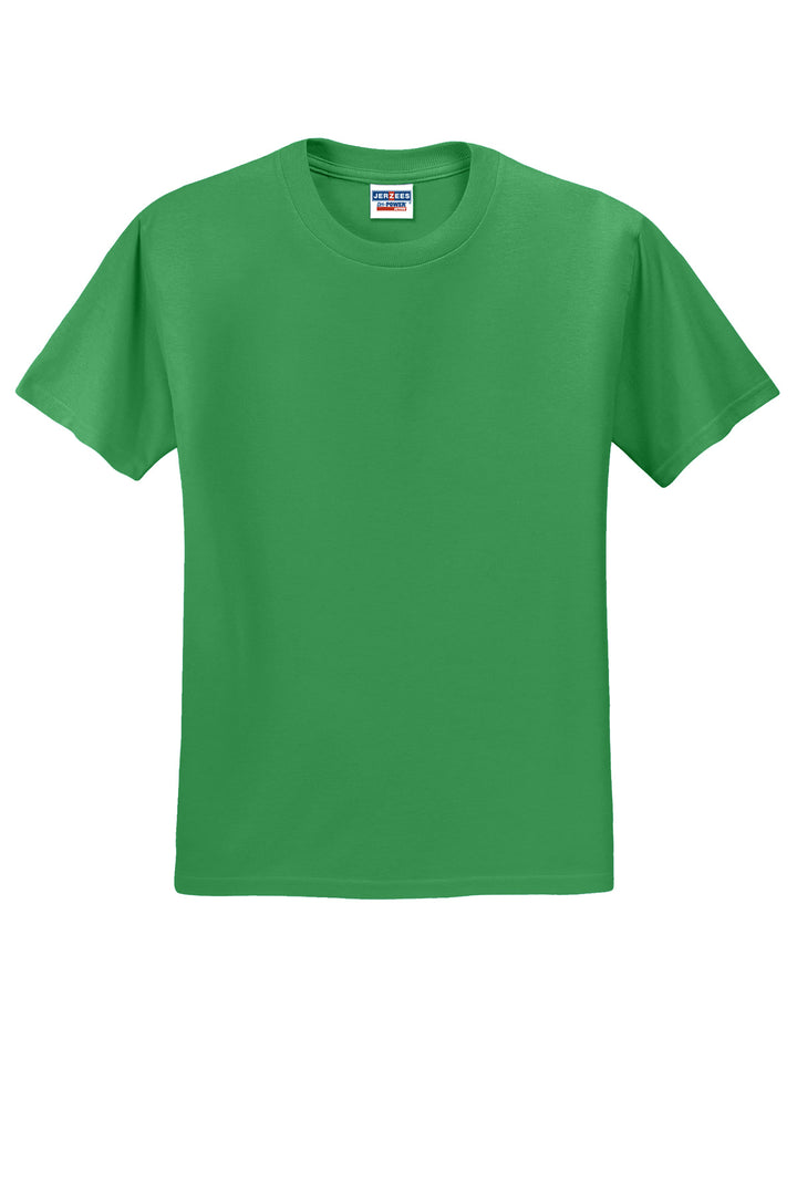 Front View of Kelly Jerzees - Dri-Power 50/50 Cotton/Poly T-Shirt. 29M