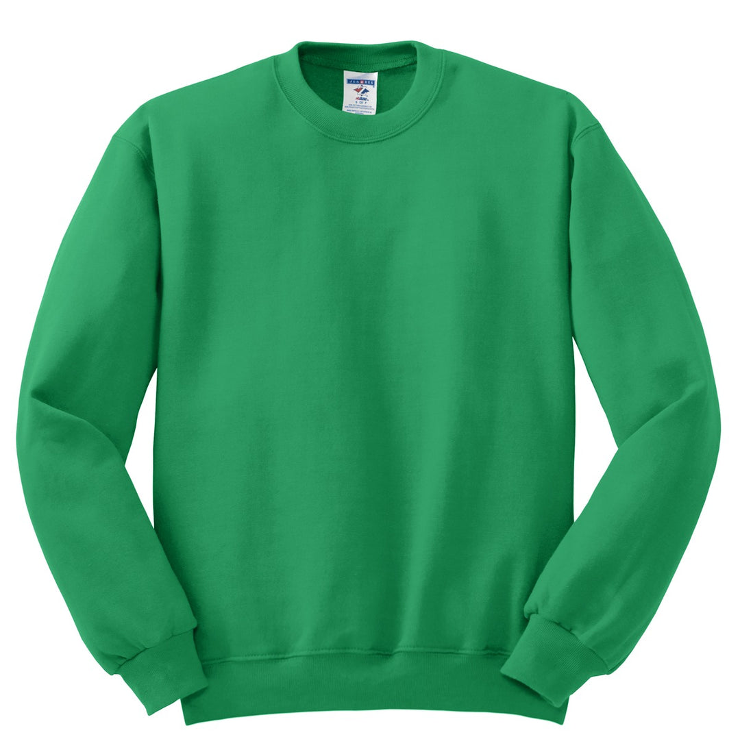 Front View of Kelly Jerzees - NuBlend Crewneck Sweatshirt. 562M