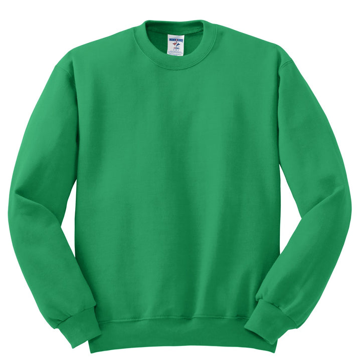 Front View of Kelly Jerzees - NuBlend Crewneck Sweatshirt. 562M