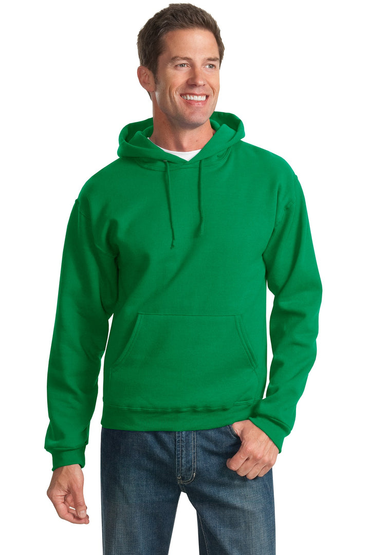 Front View of Kelly Jerzees NuBlend Pullover Hooded Sweatshirt. 996M