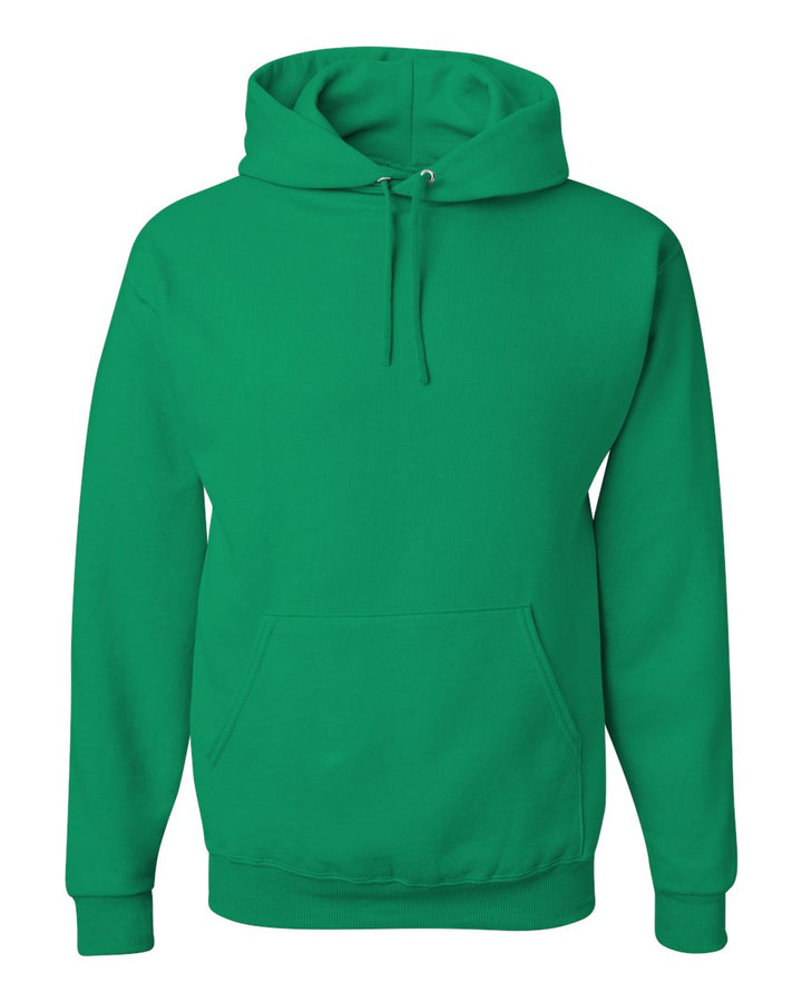 Front View of Kelly NuBlend® Hooded Sweatshirt - 996MR