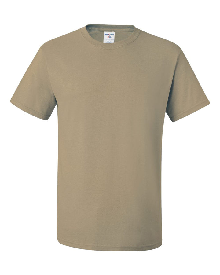 Front View of Khaki Dri-Power® 50/50 T-Shirt - 29MR