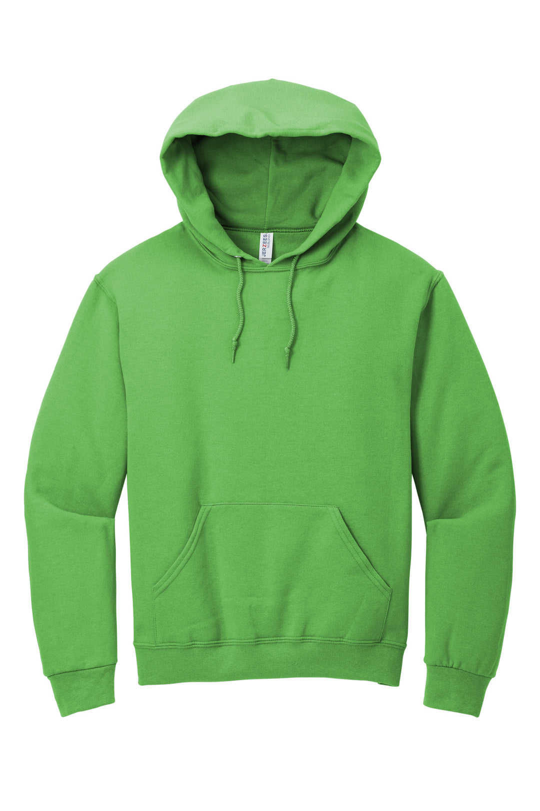 Front View of Kiwi Jerzees NuBlend Pullover Hooded Sweatshirt. 996M