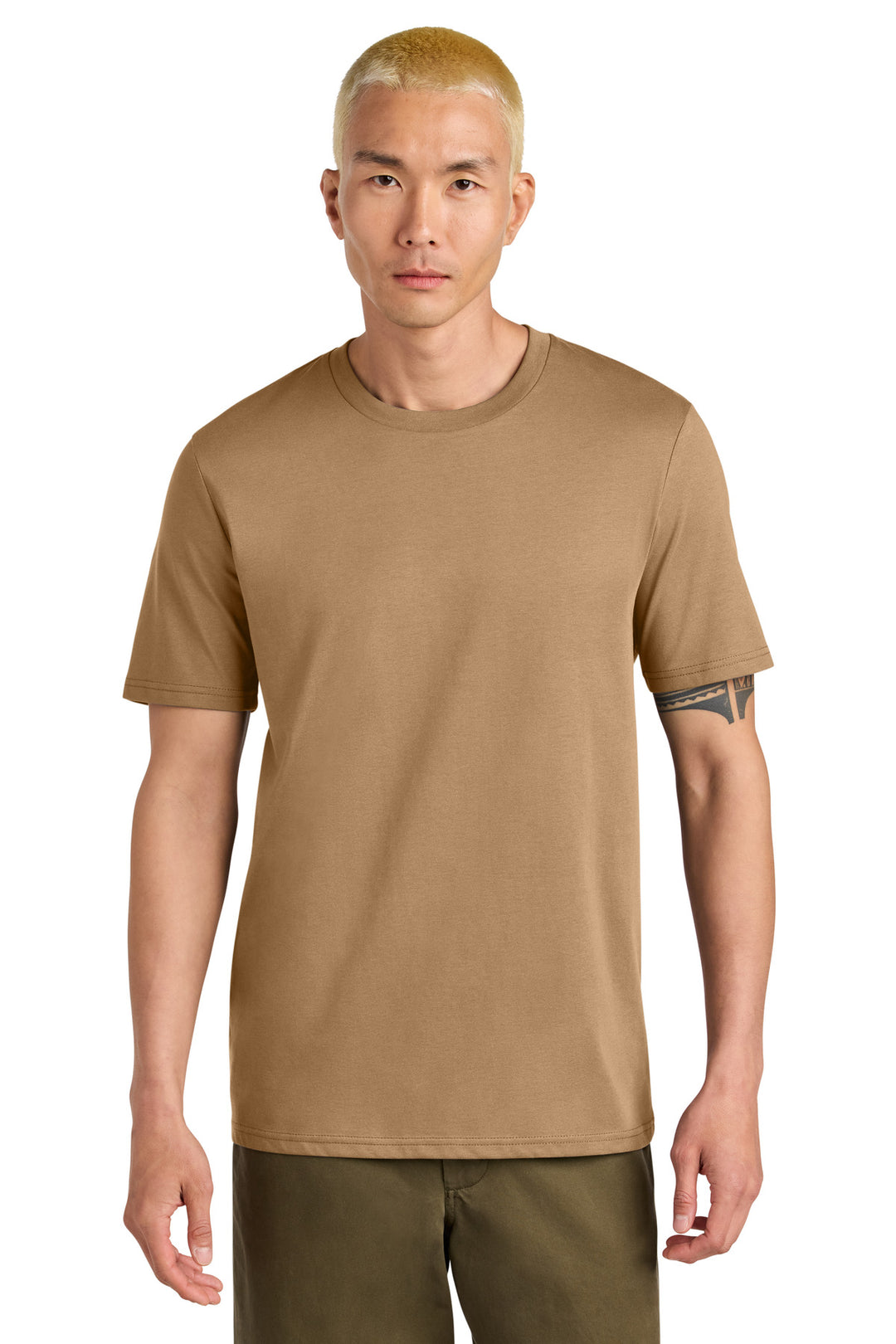 Front View of Latte Stanley/Stella Unisex Creator 2.0 Tee SXU001