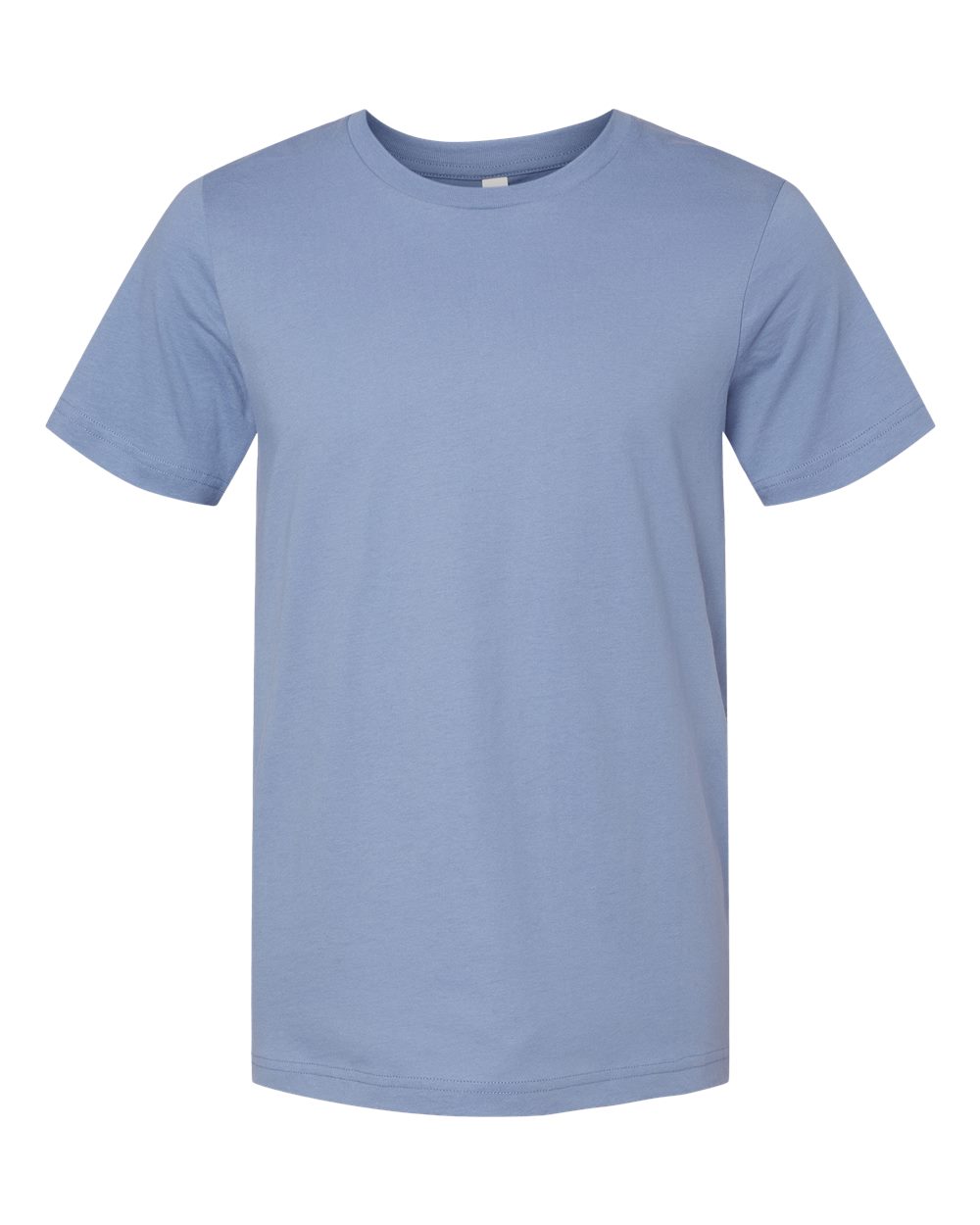 Front View of Lavender Blue Jersey Tee - 3001