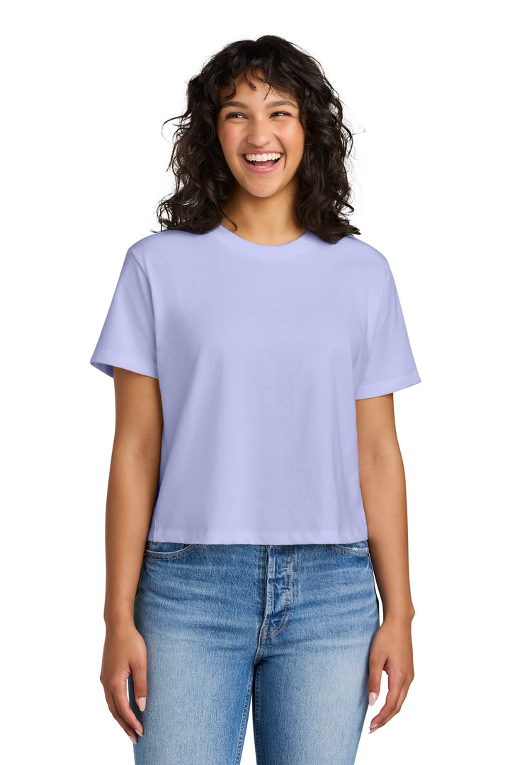 Front View of Lavender Next Level Apparel Women's Heavyweight Boxy Tee NL7610