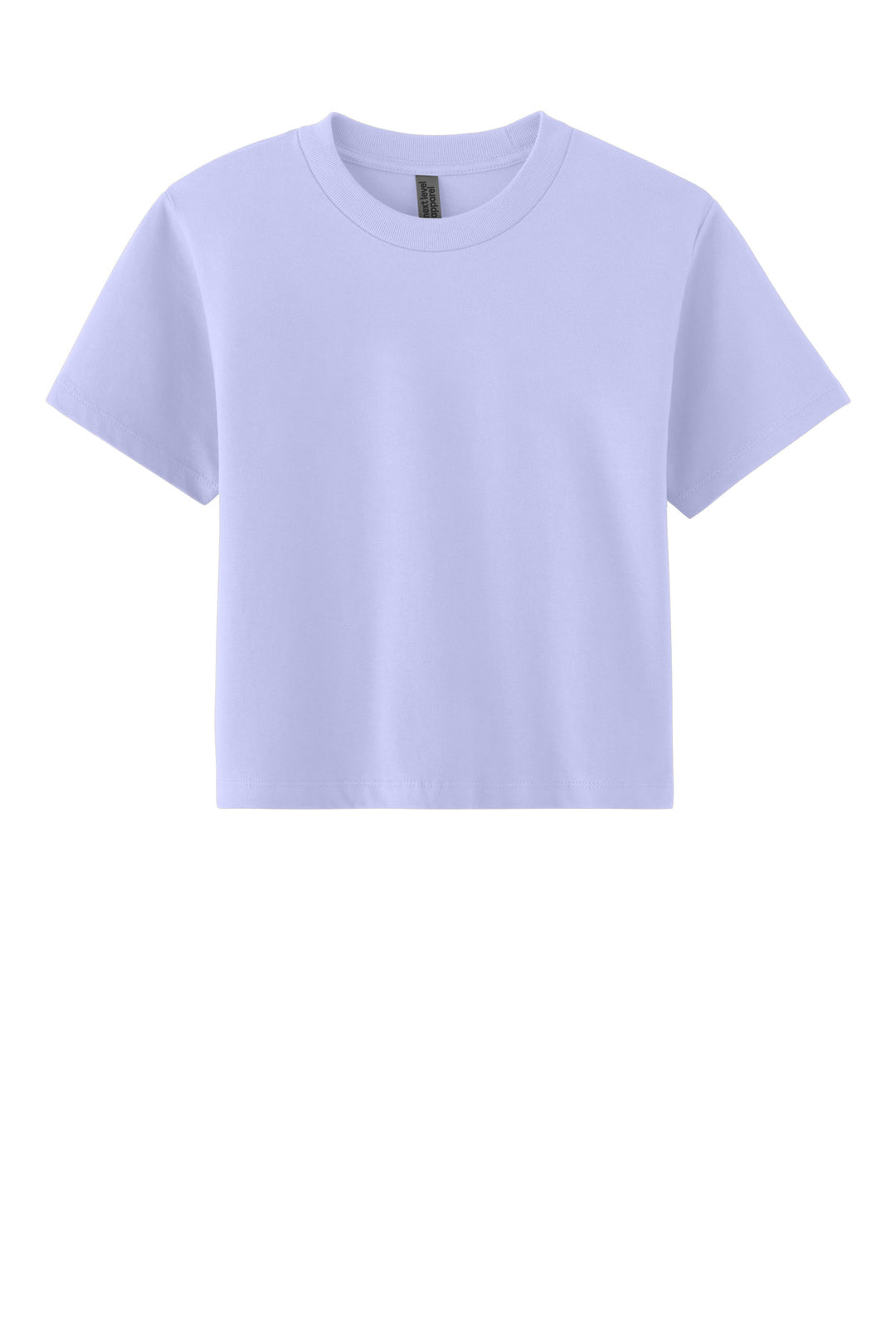 Front View of Lavender Next Level Apparel Women's Heavyweight Boxy Tee NL7610